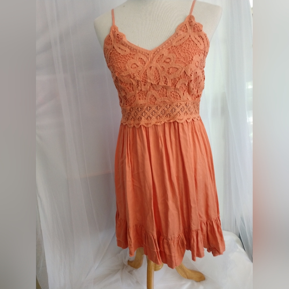 Peach colored sundress adult M